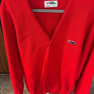 Lacoste Bright Red Knit sweater